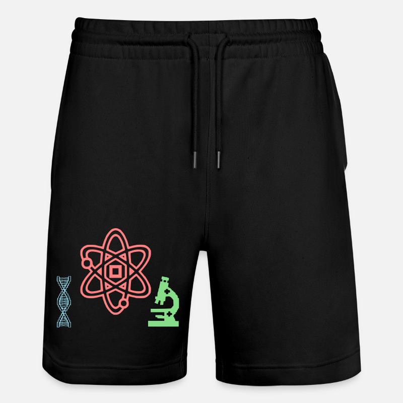 ADN atomique de l’ensemble scientifique - Short de jogging bio TRAINER Stanley/Stella unisexe - noir