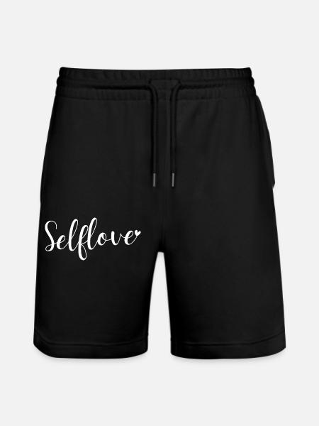 Self-love - Stanley/Stella Trainer Unisex Organic Jogging Shorts - black