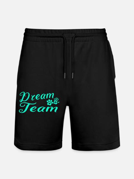 Dog Dream Team - Stanley/Stella Trainer Unisex Organic Jogging Shorts - black