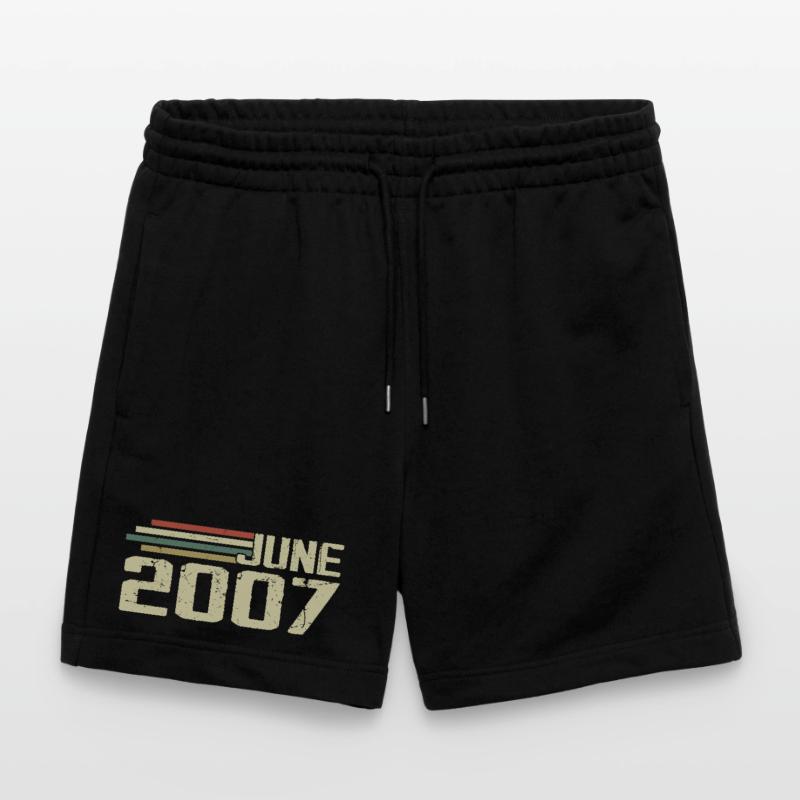 Juni 2007 Jahrestag Juni 2007 Juni 2007 Geburtstag Stanley/Stella Unisex Bio Joggingshorts Trainer 