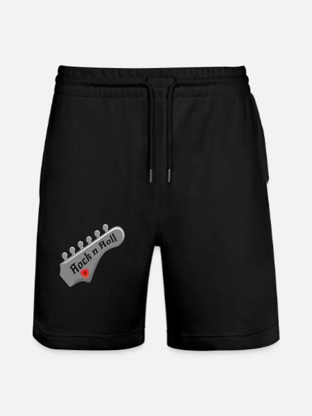Rock n roll, rock n roll - Stanley/Stella Trainer økologiske unisex joggingshorts - sort