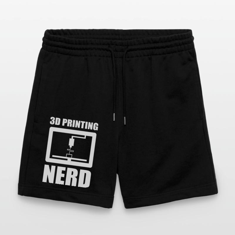 3D Nerd 3D Printing Nerd 3D Drucker Sprüche Stanley/Stella Unisex Bio Joggingshorts Trainer 