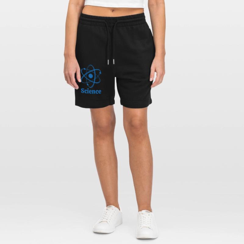 Atom Science Science Electron Molecule Physics Stanley/Stella Trainer Unisex Organic Jogging Shorts