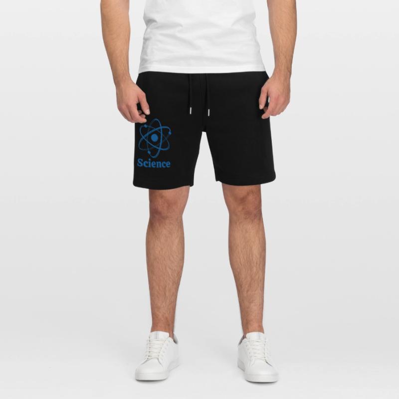 Atom Science Science Electron Molecule Physics Stanley/Stella Trainer Unisex Organic Jogging Shorts