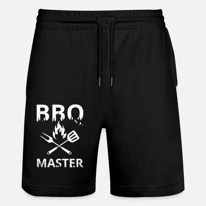 Maître BBQ - Short de jogging bio TRAINER Stanley/Stella unisexe - noir