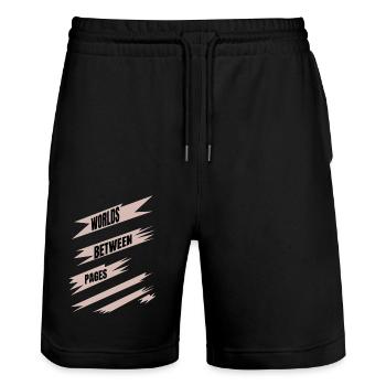 book recommendations classic literature reading - Stanley/Stella Unisex Bio Joggingshorts Trainer  - Schwarz - Vorne - Nik (191cm) & Marisol (170cm)