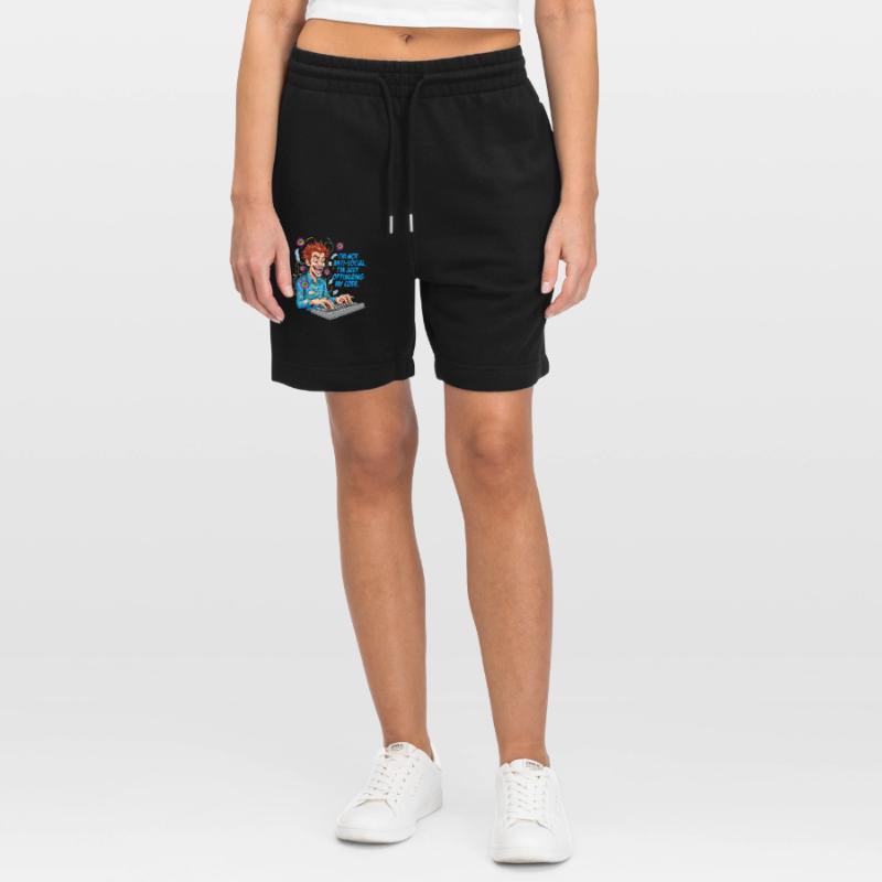 Code Optimizer : antisocial ? Juste du codage ! Short de jogging bio TRAINER Stanley/Stella unisexe