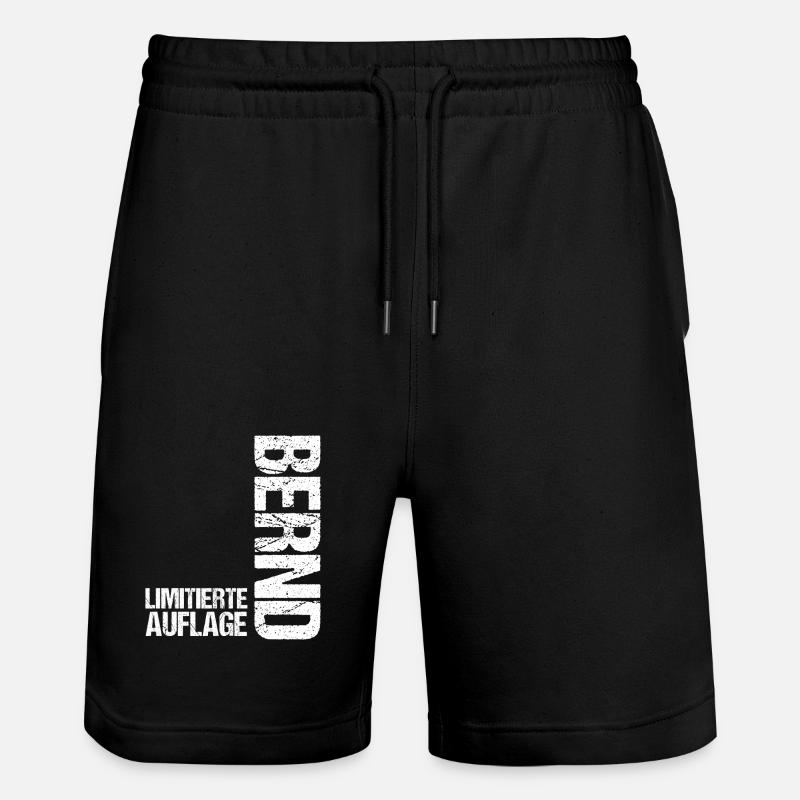 Bernd - Short de jogging bio TRAINER Stanley/Stella unisexe - noir