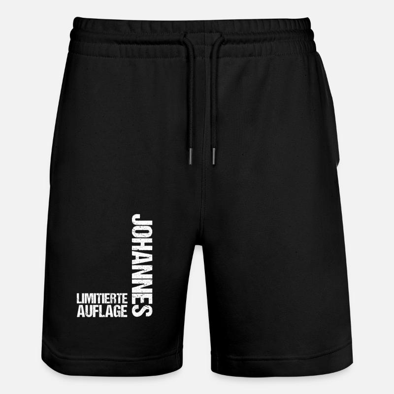 Johannes - Stanley/Stella Unisex Bio Joggingshorts Trainer  - Schwarz