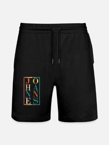 Johannes - Stanley/Stella Trainer Unisex Organic Jogging Shorts - black