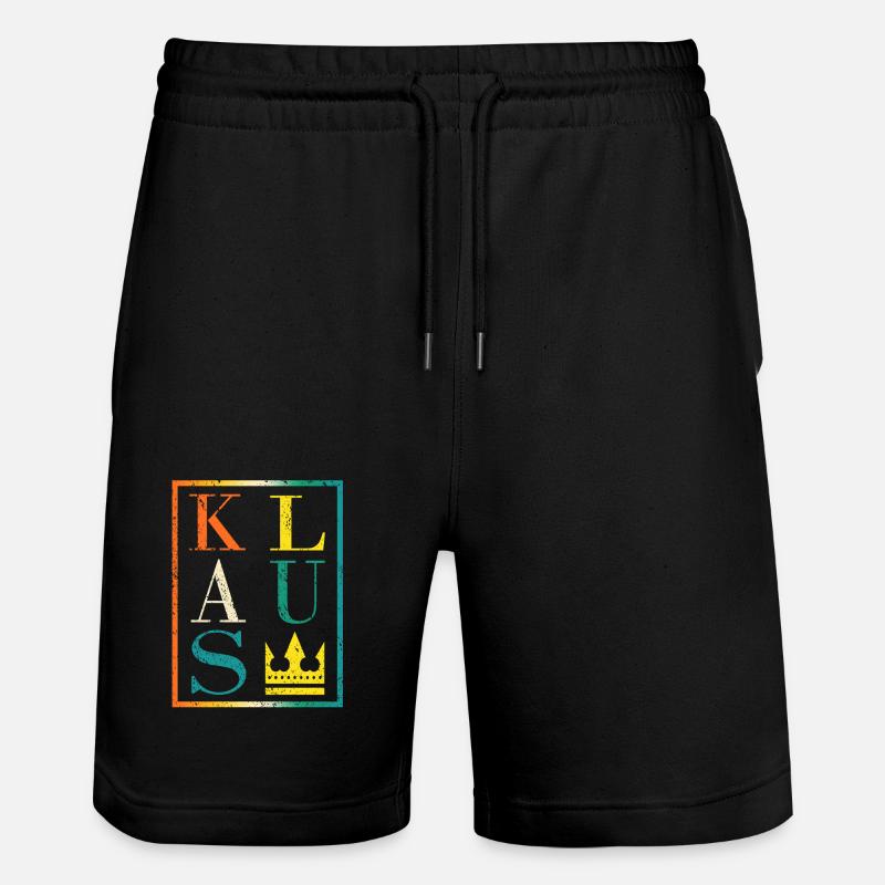 Klaus - Stanley/Stella Unisex Bio Joggingshorts Trainer  - Schwarz