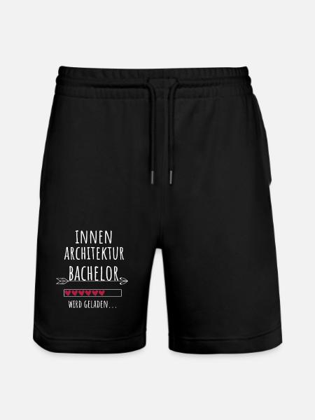 Innenarchitektur Bachelor Studium Geschenk - Stanley/Stella Unisex Bio Joggingshorts Trainer  - Schwarz