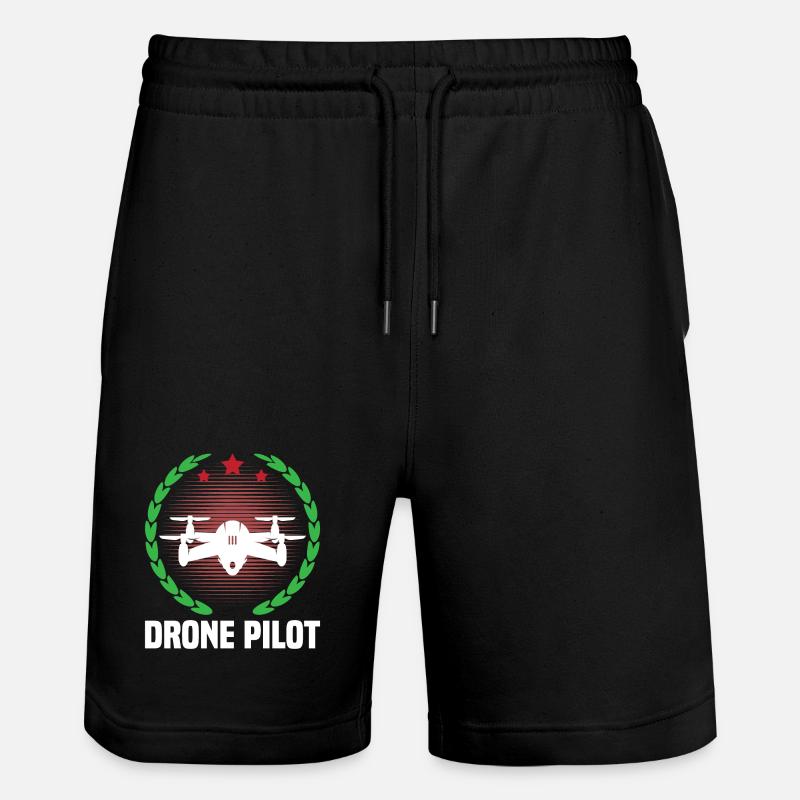 Pilote de drone - Short de jogging bio TRAINER Stanley/Stella unisexe - noir