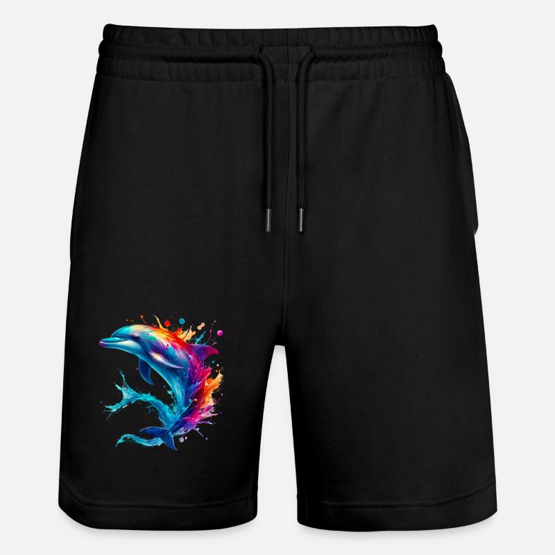 Dauphin - Short de jogging bio TRAINER Stanley/Stella unisexe - noir