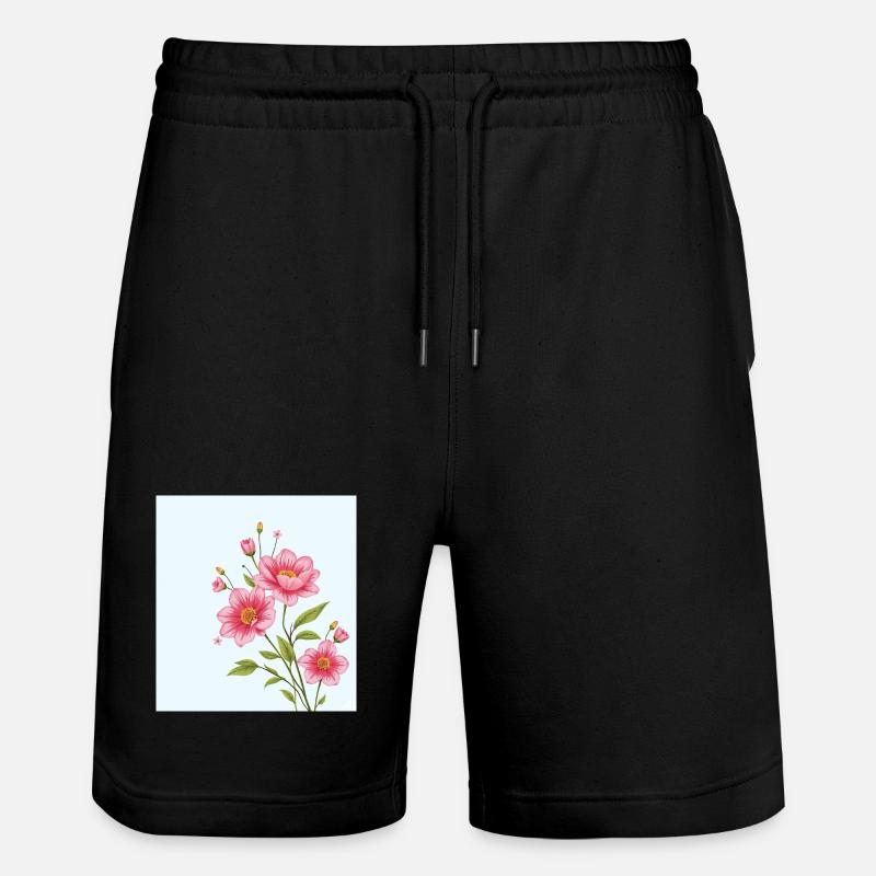 Fleur - Short de jogging bio TRAINER Stanley/Stella unisexe - noir