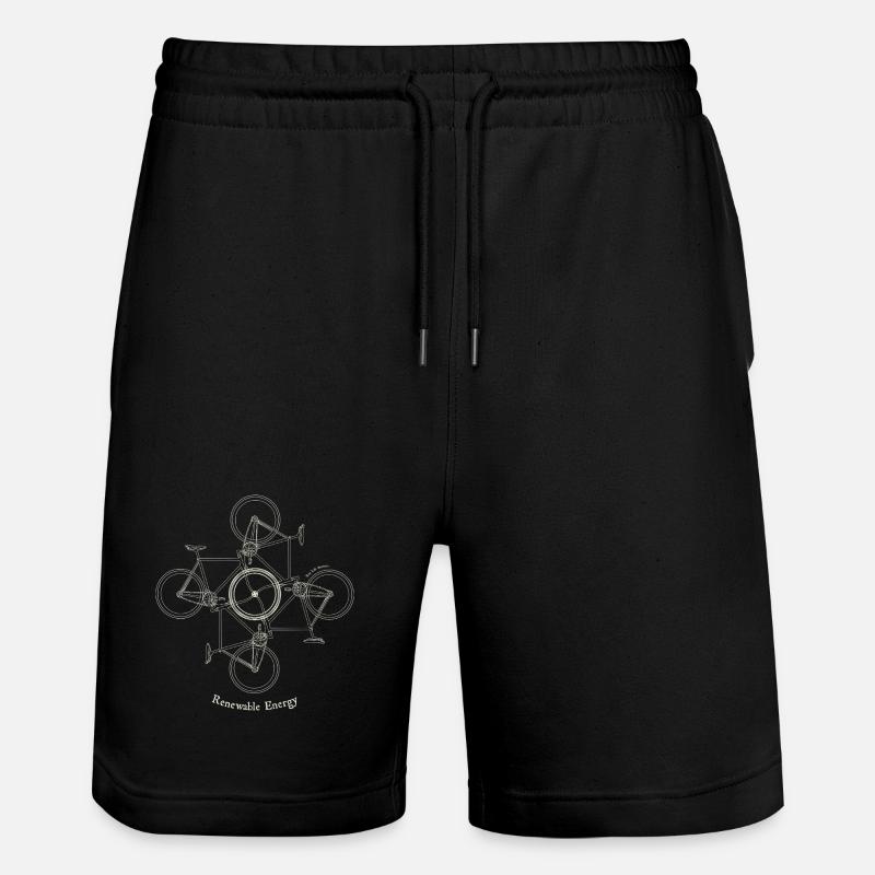 Cycle Grid Renewable Energy - Stanley/Stella Trainer Unisex Organic Jogging Shorts - black
