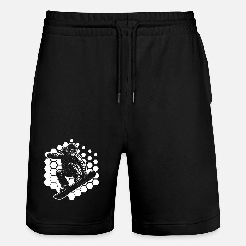 Déclaration pour tous les snowboardeurs - Short de jogging bio TRAINER Stanley/Stella unisexe - noir