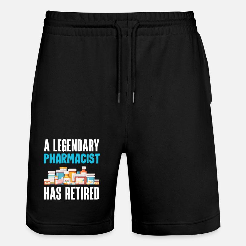 Apotheker Pharmazeutisch-technischer - Stanley/Stella Unisex Bio Joggingshorts Trainer  - Schwarz