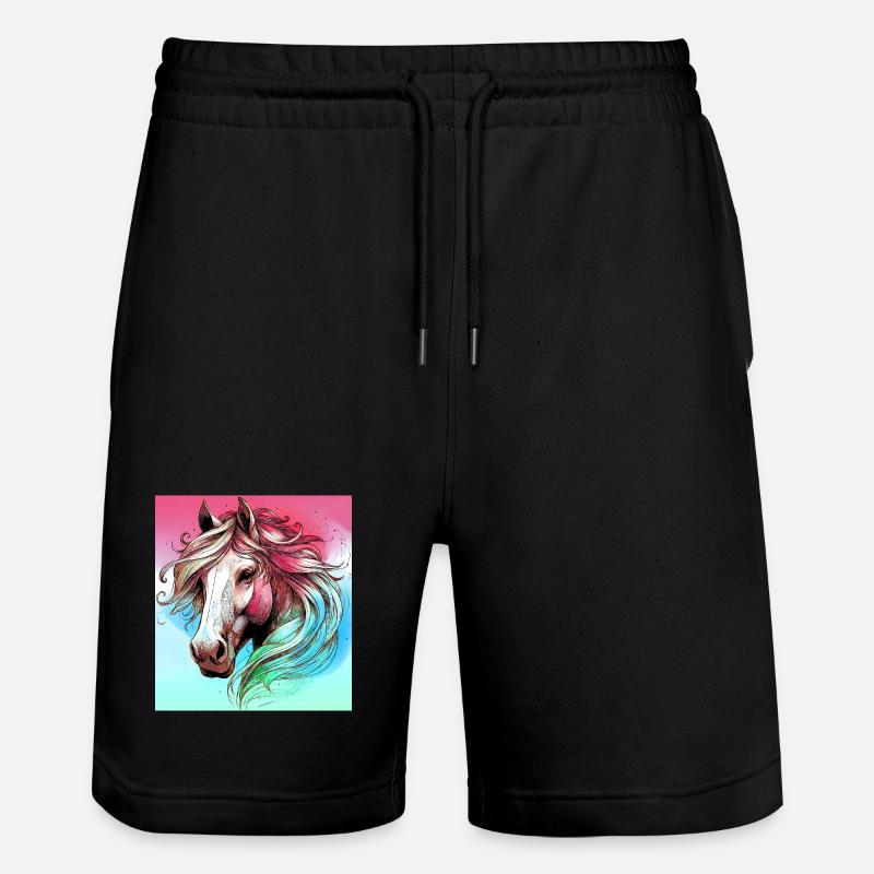 cheval - Short de jogging bio TRAINER Stanley/Stella unisexe - noir