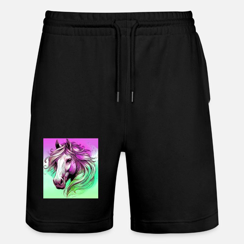 cheval - Short de jogging bio TRAINER Stanley/Stella unisexe - noir