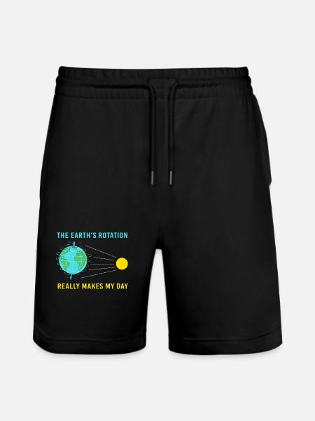 Earth Day - Stanley/Stella Trainer Unisex Organic Jogging Shorts - black