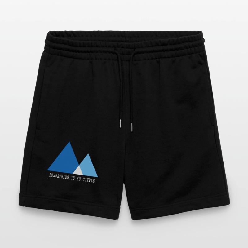 Ice baths Winter bath Cold therapy "simple ice-bath" Stanley/Stella Trainer Unisex Organic Jogging Shorts