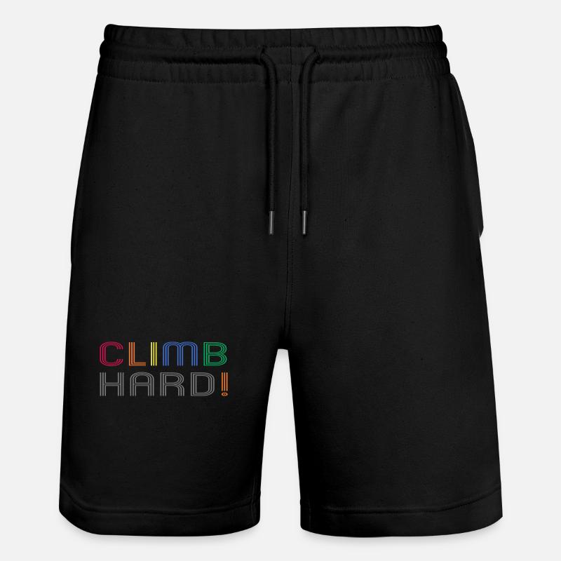 Escalade Bloc Escalade Jardin d’escalade - Short de jogging bio TRAINER Stanley/Stella unisexe - noir