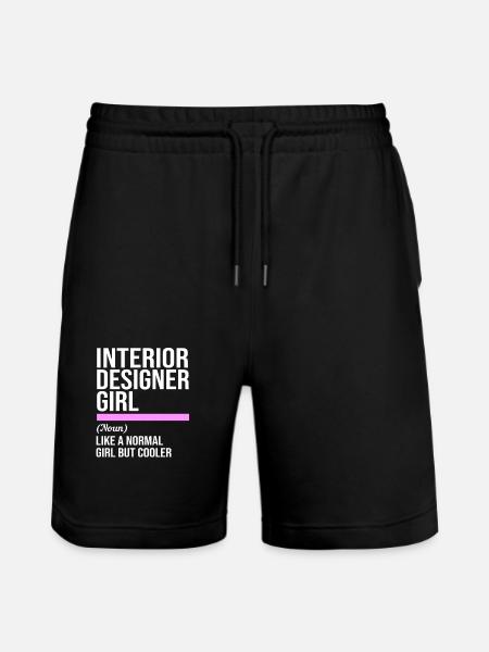 Architecture Architect Interior Designer - Stanley/Stella Trainer Unisex Organic Jogging Shorts - black