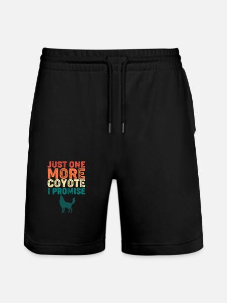 Coyote Hunting Hunter - Stanley/Stella Trainer Unisex Organic Jogging Shorts - black