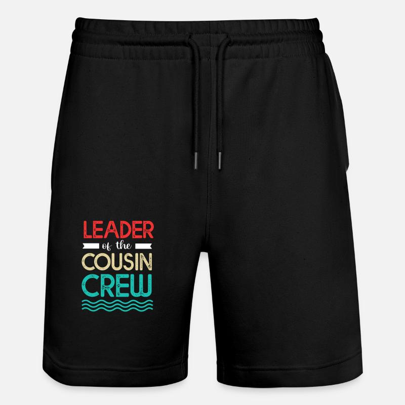 Équipage de cousins - Short de jogging bio TRAINER Stanley/Stella unisexe - noir