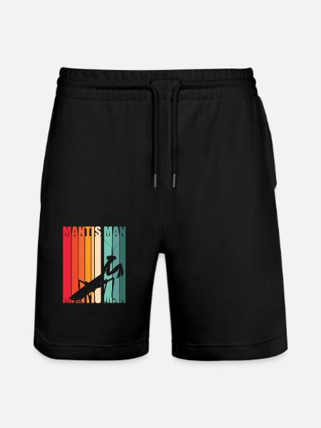 Mantis Gottesanbeter Gottesanbeterin - Stanley/Stella Unisex Bio Joggingshorts Trainer  - Schwarz