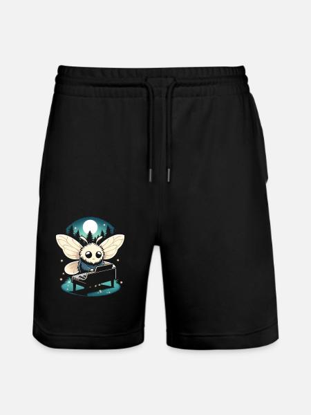 Mothman Point Agréable Pianiste Cryptide - Short de jogging bio TRAINER Stanley/Stella unisexe - noir