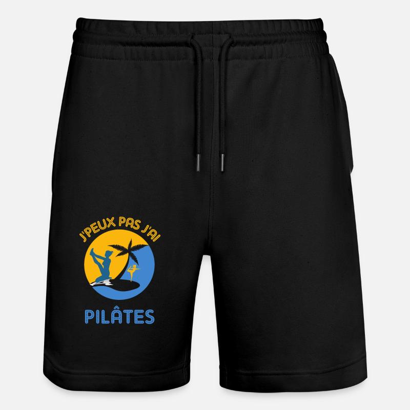 Pilates - Short de jogging bio TRAINER Stanley/Stella unisexe - noir