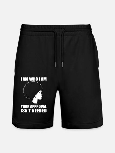 Afro Latina - Stanley/Stella Trainer Unisex Organic Jogging Shorts - black