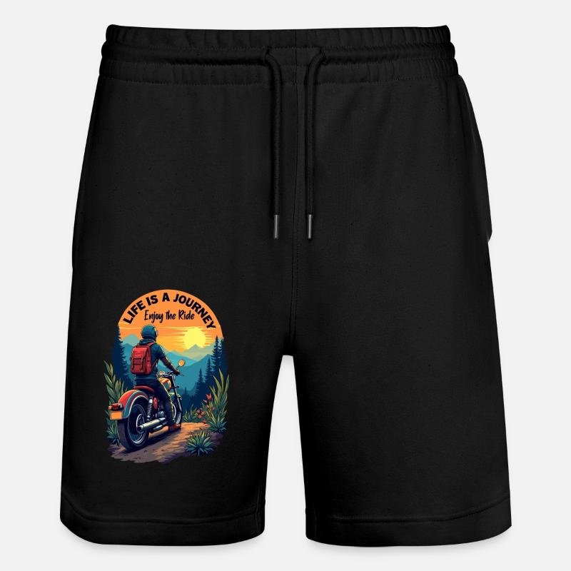 Profitez de la balade - Short de jogging bio TRAINER Stanley/Stella unisexe - noir
