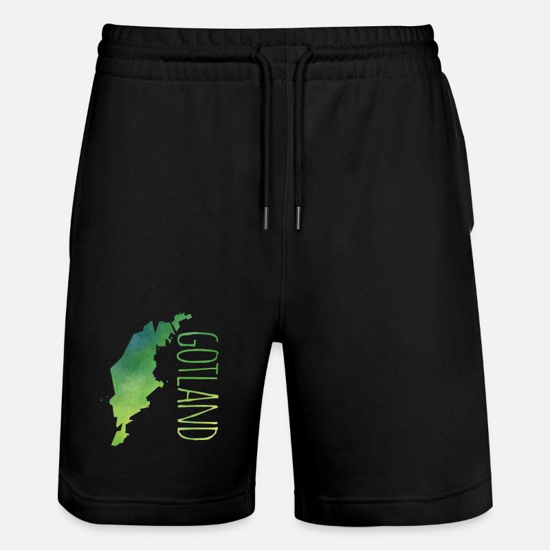 Gotland - Short de jogging bio TRAINER Stanley/Stella unisexe - noir