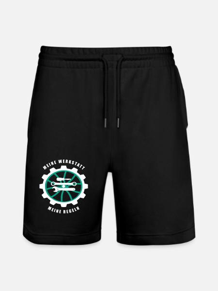 My workshop My rules - Stanley/Stella Trainer Unisex Organic Jogging Shorts - black