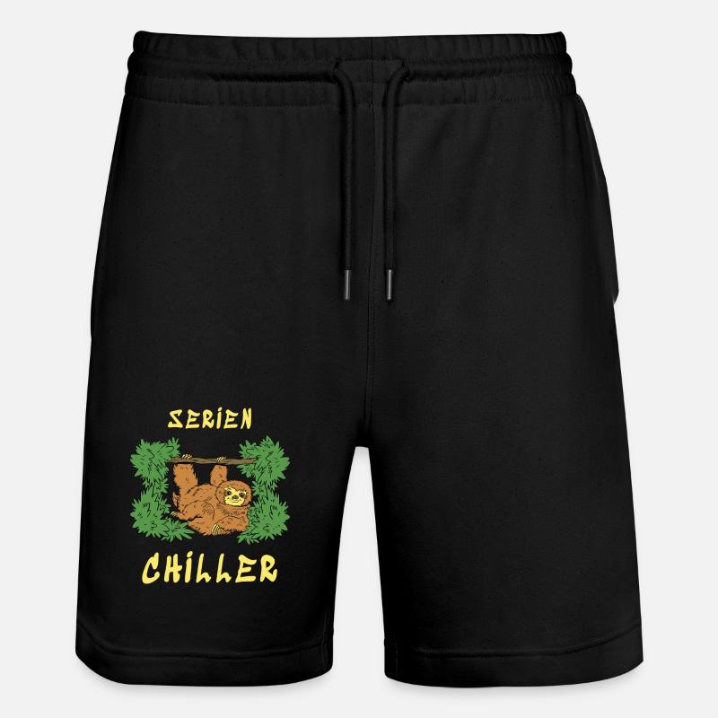 Serien Chiller - Stanley/Stella Unisex Bio Joggingshorts Trainer  - Schwarz