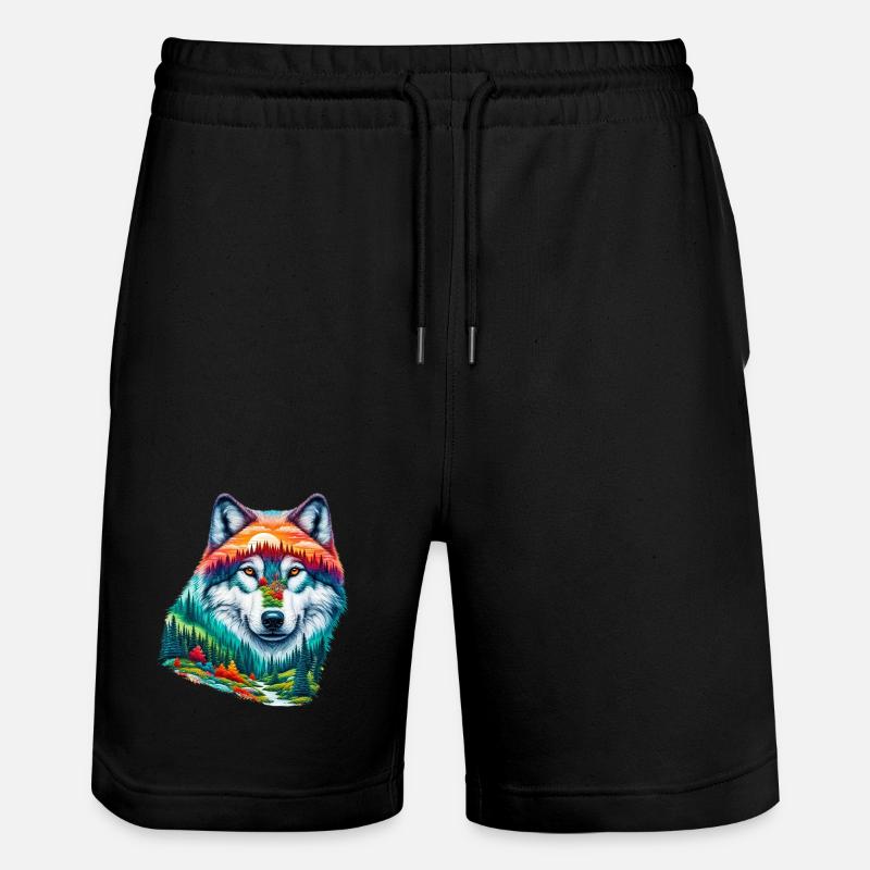 Loup - Short de jogging bio TRAINER Stanley/Stella unisexe - noir