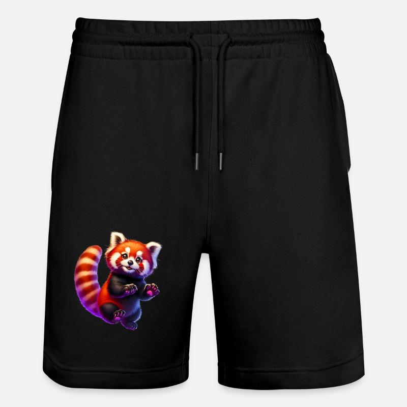 Petit panda - Short de jogging bio TRAINER Stanley/Stella unisexe - noir