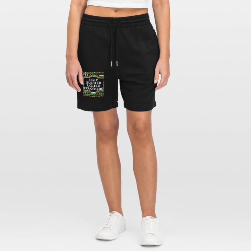 Pull de Noël moche de bureau Pull humoristique de bureau Short de jogging bio TRAINER Stanley/Stella unisexe