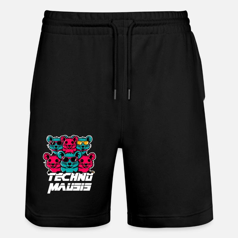 Techno Mausis - Short de jogging bio TRAINER Stanley/Stella unisexe - noir