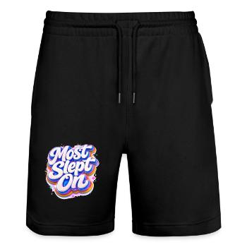 La plupart des Sleep On Retro Neon 3D - Short de jogging bio TRAINER Stanley/Stella unisexe - noir - Devant - Nik (191cm) & Marisol (170cm)
