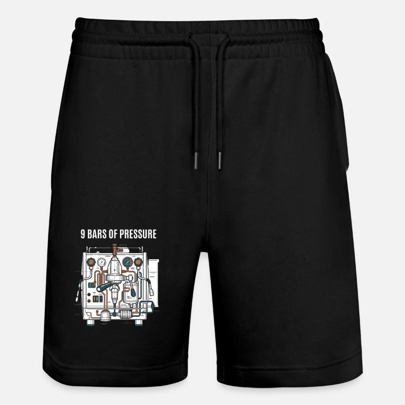 Pression du café - Short de jogging bio TRAINER Stanley/Stella unisexe - noir