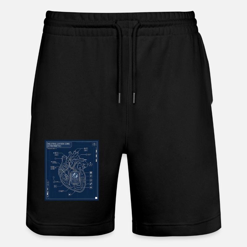 Cybernetic - Stanley/Stella Trainer Unisex Organic Jogging Shorts - black