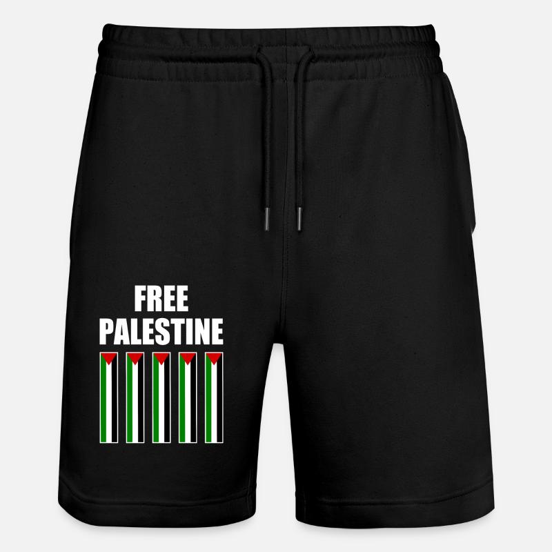 Free palestine - Short de jogging bio TRAINER Stanley/Stella unisexe - noir