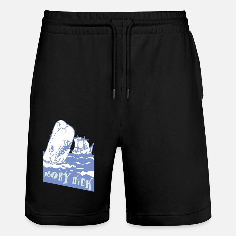 Moby Dick - Short de jogging bio TRAINER Stanley/Stella unisexe - noir