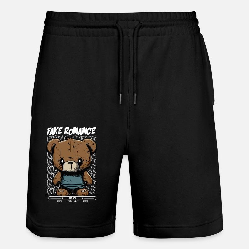 Faux amour - Short de jogging bio TRAINER Stanley/Stella unisexe - noir