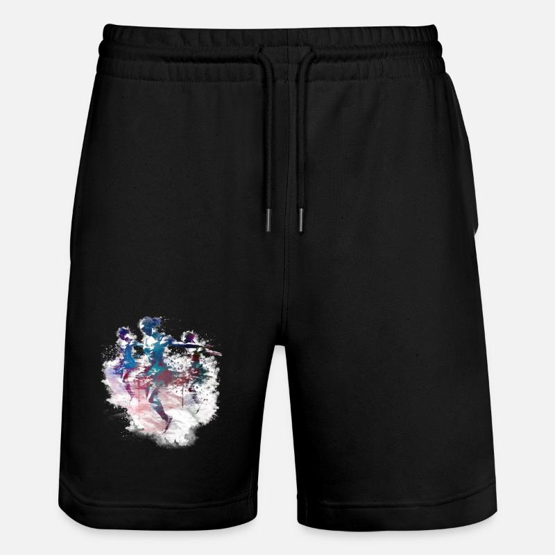 Synchronschwimmen #sport - Stanley/Stella Unisex Bio Joggingshorts Trainer  - Schwarz