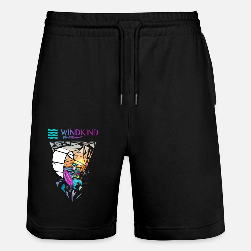 Kitesurf - Short de jogging bio TRAINER Stanley/Stella unisexe - noir